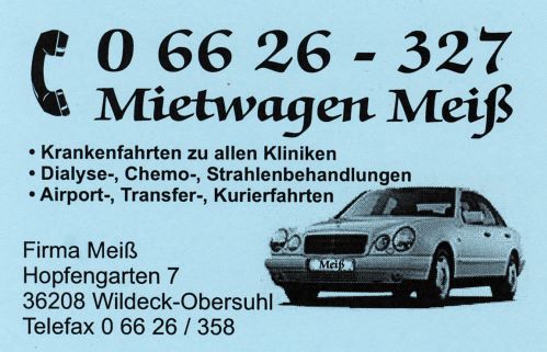 Mietwagen Mei